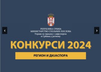 Одлука о суфинансираним пројектима на Конкурсу за регион и дијаспору 2024